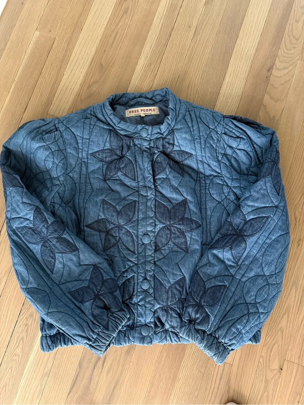 Free People Quinn Quilted Floral Jacket - Picture 6 of 10